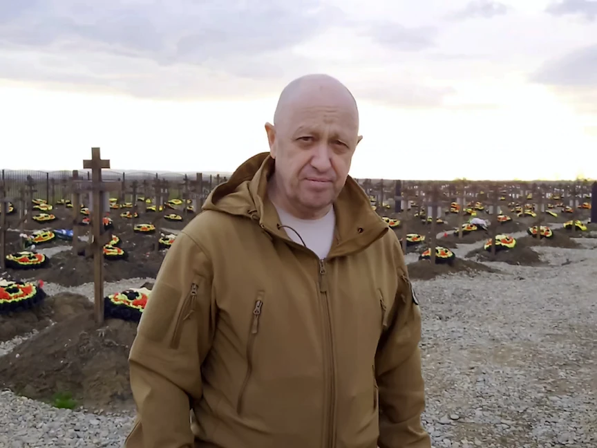 قائد مجموعة "فاجنر" الروسية، يفجيني بريجوجين. 6 أبريل 2023 - AFP