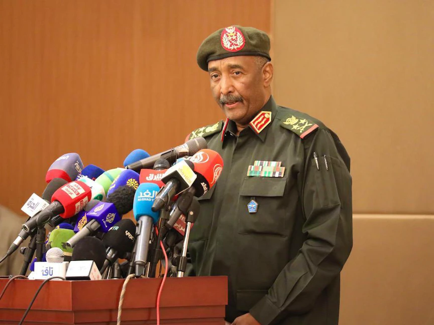 رئيس المجلس السيادي السوداني الفريق أول عبد الفتاح البرهان - Twitter/@TSC_SUDAN