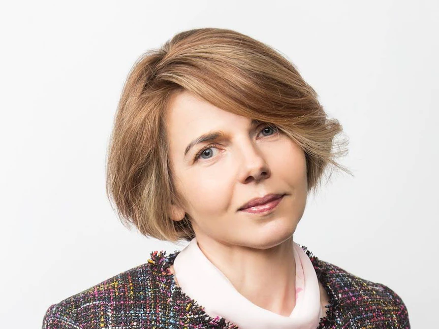 فيرا هيريتش، الصحافية في إذاعة "أوروبا الحرة". - facebook/vira.hyrych