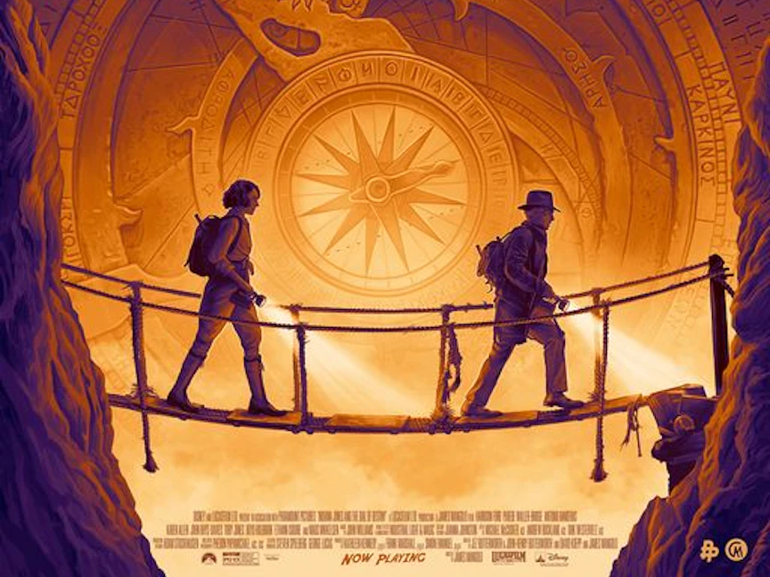 الملصق الدعائي لفيلم "Indiana Jones and the Dial of Destiny" - facebook/IndianaJonesMovies