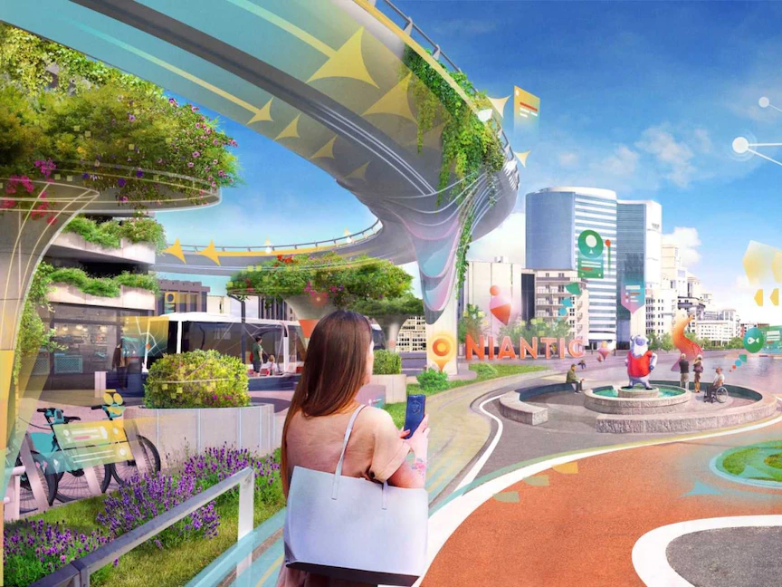 لقطة لمنصة شركة نايانتك البرمجية للميتافيرس "LightShip" - Niantic