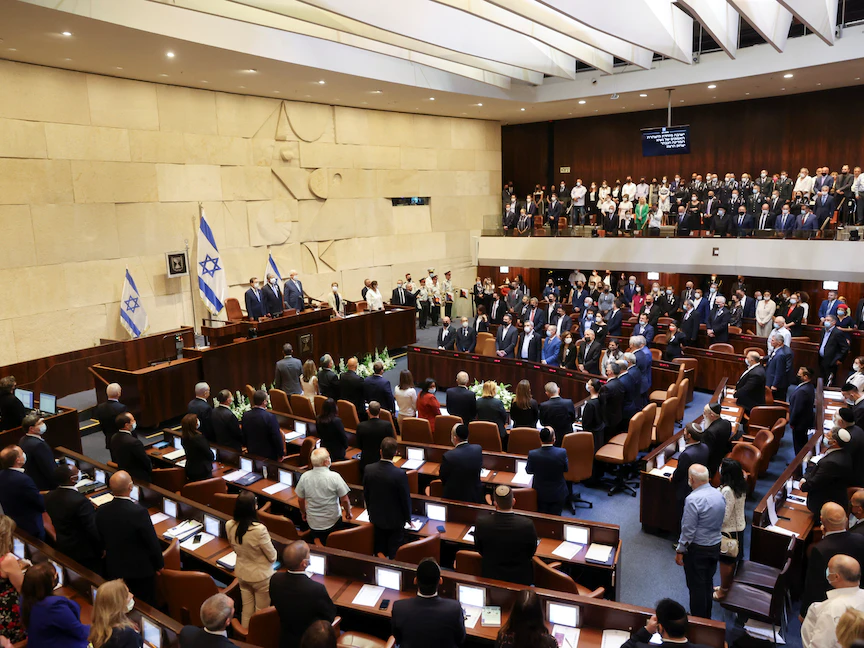 جانب من جلسة للكنيست الإسرائيلي، القدس 7 يوليو 2021 - REUTERS