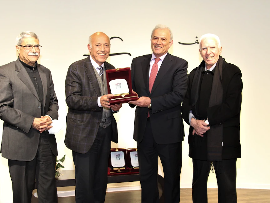 تسليم جوائز محمود درويش في مدينة رام الله، فلسطين، 13 مارس 2022 - facebook.com/DarwishFoundation