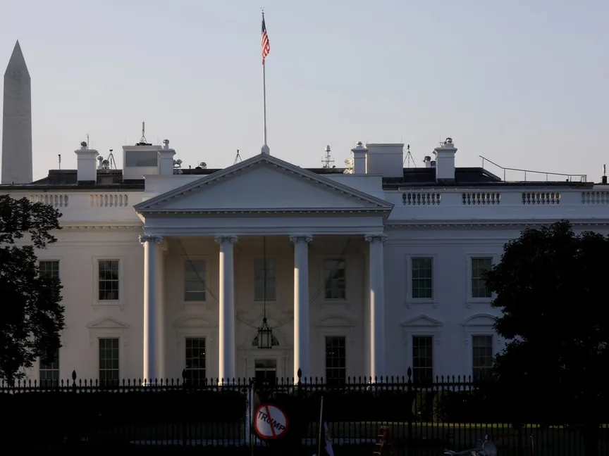 منظر عام للبيت الأبيض في واشنطن - REUTERS