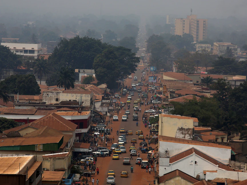 منظر عام في بانجي عاصمة جمهورية إفريقيا الوسطى- 16 فبراير 2016 - REUTERS