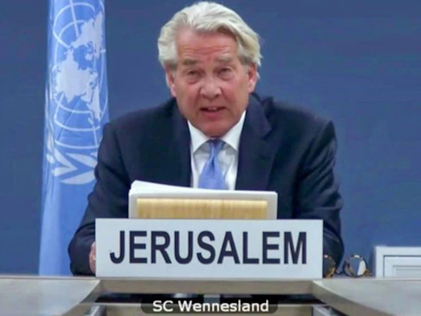 تور وينسلاند، المنسق الخاص لعملية السلام في الشرق الأوسط - من صفحة تور وينسلاند على تويتر