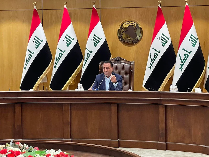 النائب الأول لرئيس مجلس النواب العراقي حاكم الزاملي - وكالة الأنباء العراقية "واع"