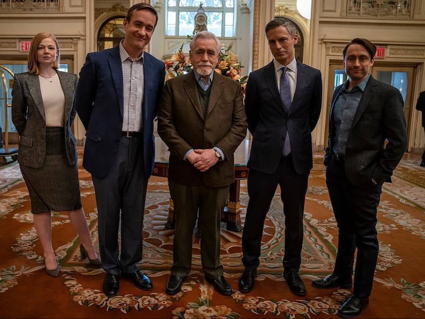 مشهد من المسلسل الأميركي succession - instagram.com/succession