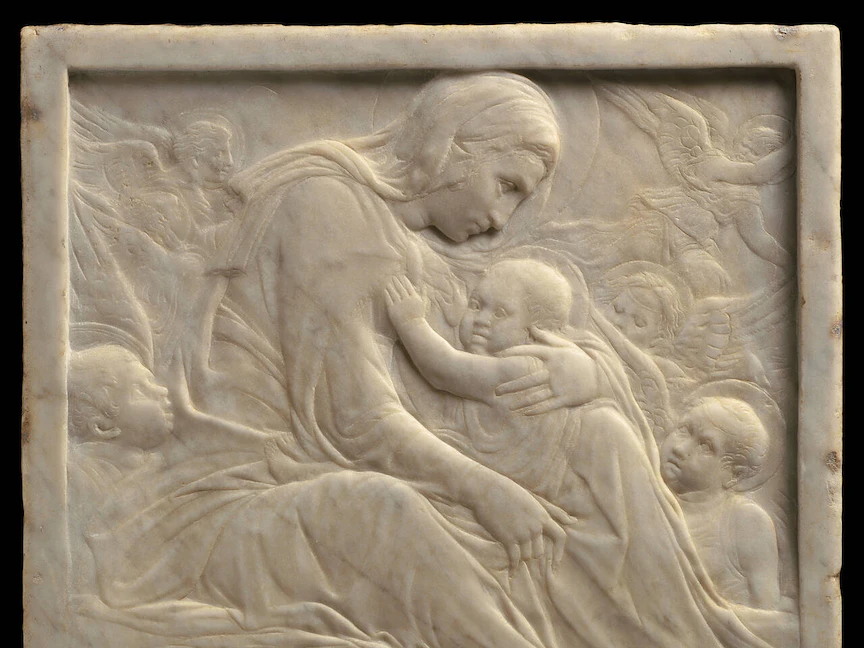 جدارية Madonna of the Clouds للنحّات الإيطالي دوناتيلو - vam.ac.uk