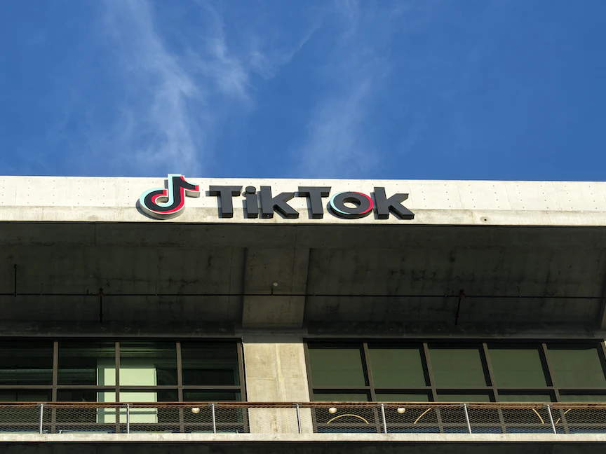 مبنى "تيك توك" في كاليفورنيا- 17 نوفمبر 2020. - AFP