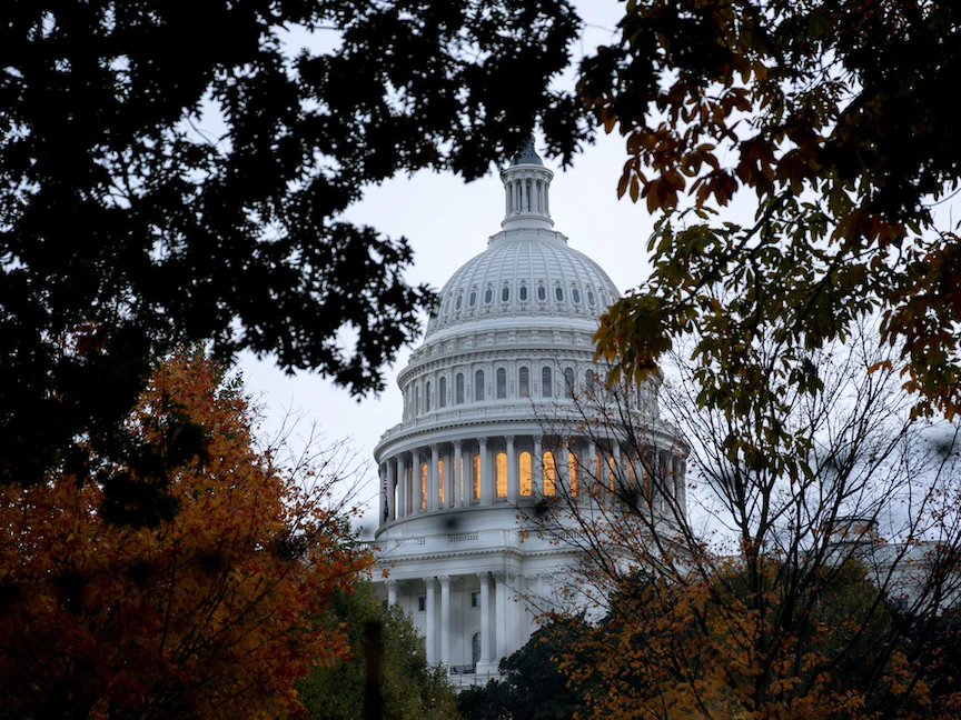 مبنى الكونجرس الأميركي في واشنطن - 6 نوفمبر 2020 - Bloomberg