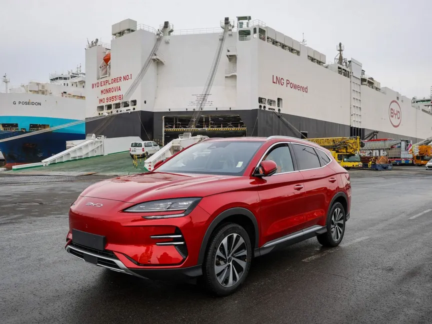 سيارة من تصنيع شركة BYD الصينية في ألمانيا. 26 فبراير 2024 - AFP