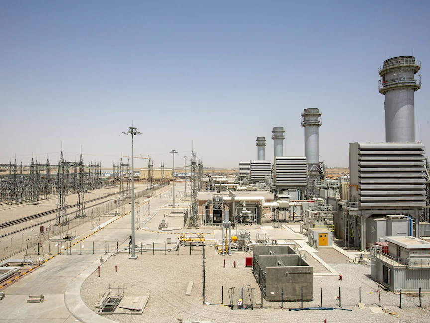 محطة كهرباء في مدينة السماوة جنوبي العراق - 16 يونيو 2020 - AFP