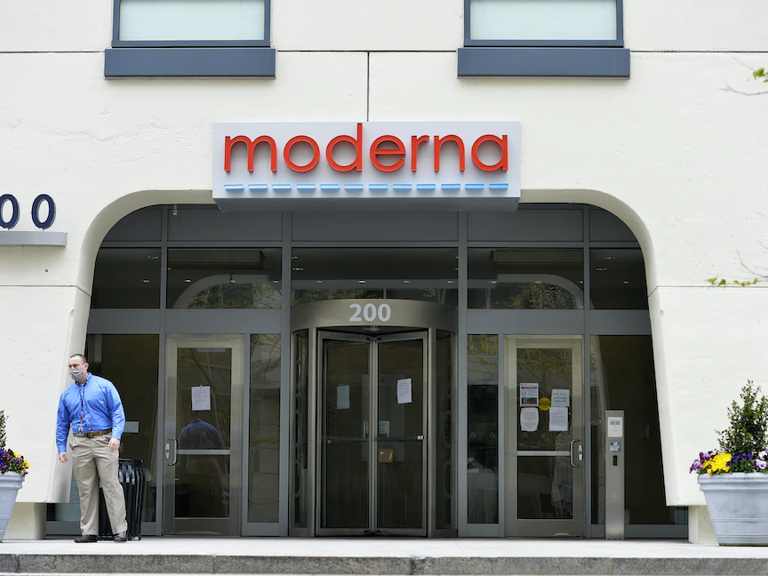 مقر شركة "مودرنا" في ولاية ماساتشوستس الأميركية - AFP