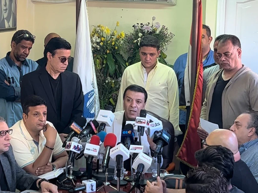 مؤتمر صحافي لنقيب الموسيقيين مصطفى كامل، القاهرة - 23 أكتوبر 2022 - المكتب الإعلامي لنقابة الموسيقيين