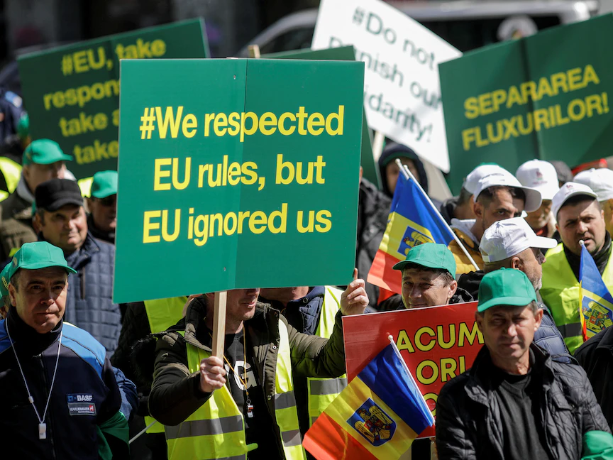 تصاعد الخلافات داخل الاتحاد الأوروبي بشأن الحبوب الأوكرانية