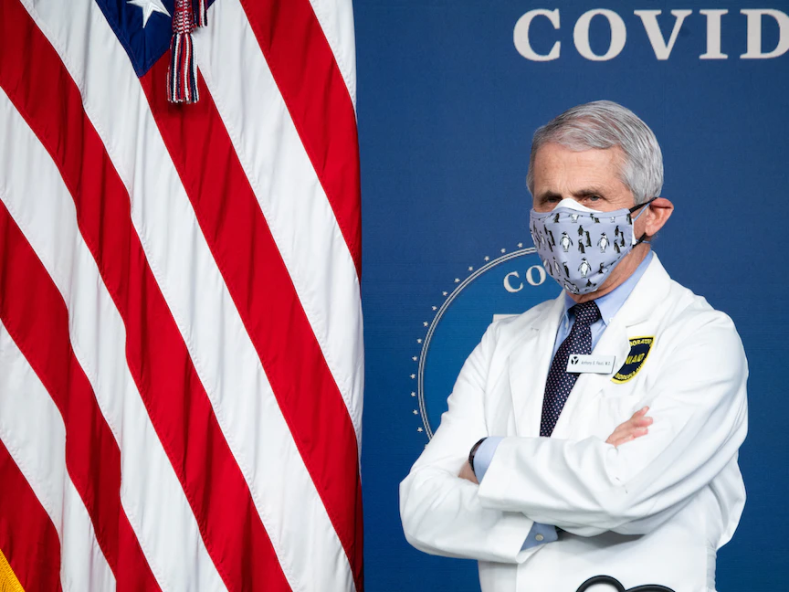 كبير المستشارين الطبيين للبيت الأبيض الدكتور أنتوني فاوتشي - AFP