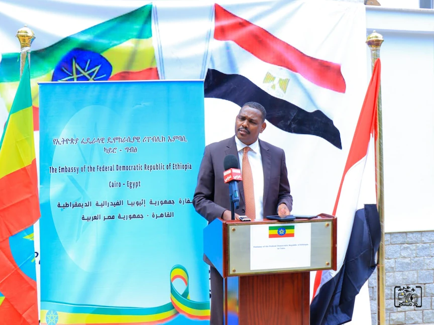 السفير الإثيوبي بالقاهرة ماركوس تكلي - facebook/EthiopiainEgypt