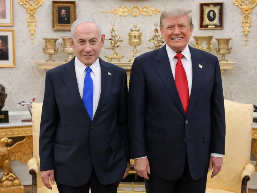 الرئيس الأميركي دونالد ترمب يستقبل رئيس الوزراء الإسرائيلي بنيامين نتنياهو في البيت الأبيض. 28 يوليو 2026 - @IsraeliPM