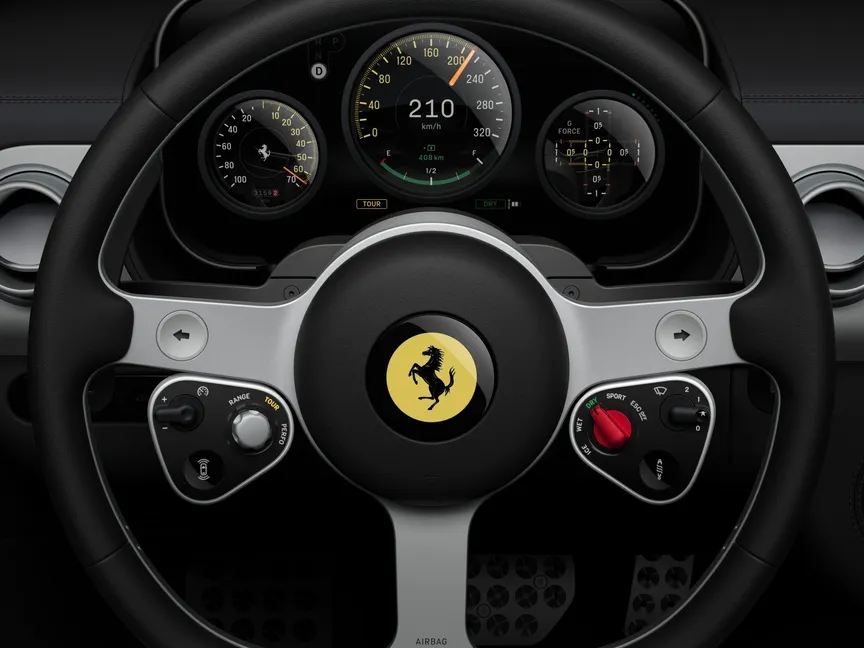 "بلمسة مصمم آيفون".. فيراري تكشف عن أولى سياراتها الكهربائية