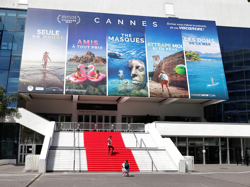 استعدادات مهرجان "كان" السينمائي في دورته الـ 74 - يونيو 2021 - REUTERS