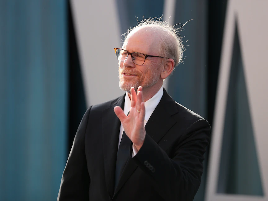 رون هوارد يصل إلى فانيتي فير أوسكار خلال حفل توزيع جوائز الأوسكار رقم 94 في بيفرلي هيلز كاليفورنيا بالولايات المتحدة - 27 مارس 2022 - REUTERS