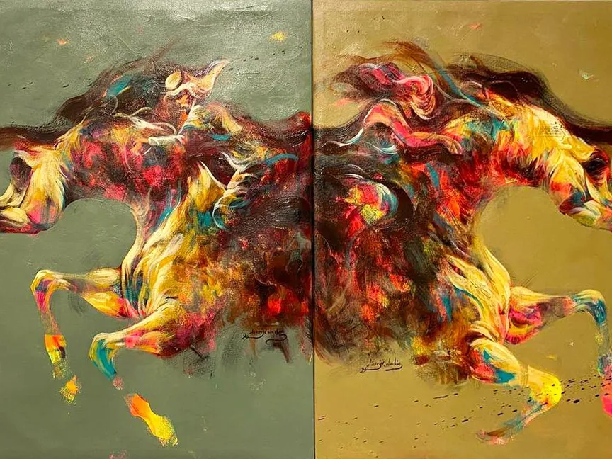 خيول "تليد" أسطورة عربية من زمن الأصالة