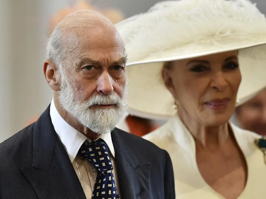 مايكل أمير كنت وزوجته في كاتدرائية سانت بول في لندن، 10 يونيو 2016 - AP