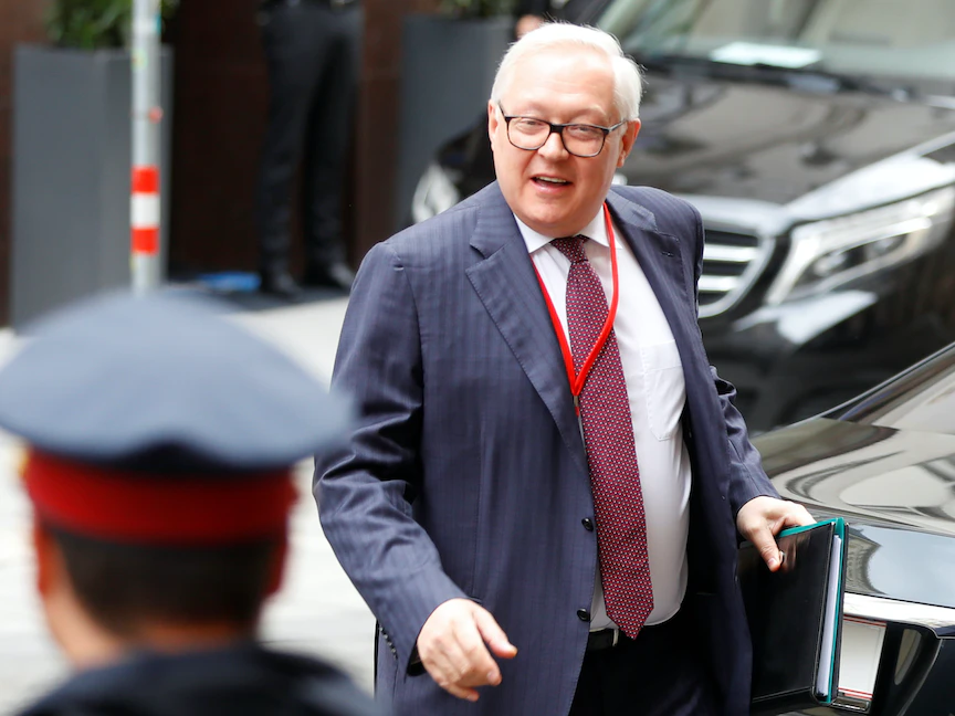 نائب وزير الخارجية الروسي سيرجي ريابكوف في فيينا. النمسا في 22 يونيو 2020. - REUTERS