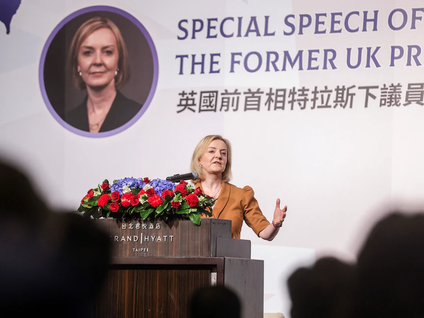 خلال زيارة تايوان.. ترس تنتقد سياسات الغرب وسوناك بشأن الصين