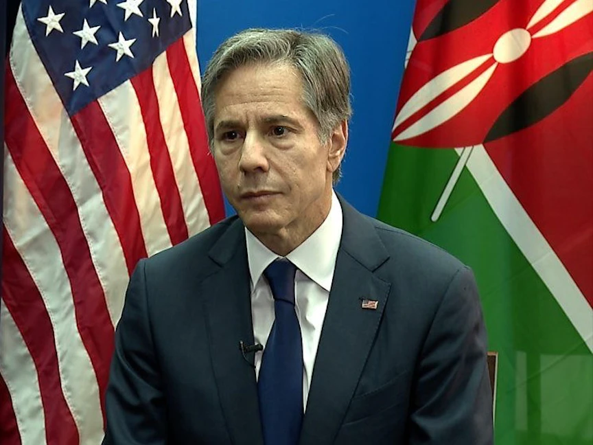 وزير الخارجية الأميركي أنتوني بلينكن خلال مقابلة مع شبكة "بي بي سي إفريقيا" - bbc.com