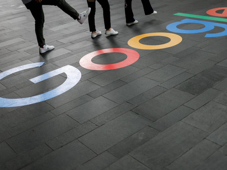 شعار شركة جوجل - REUTERS