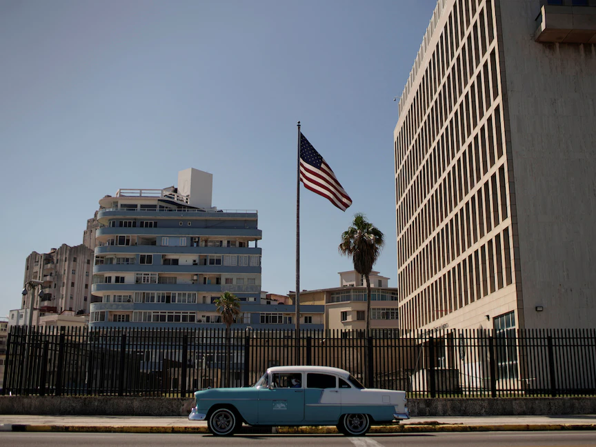 السفارة الأميركية في العاصمة الكوبية هافانا - REUTERS