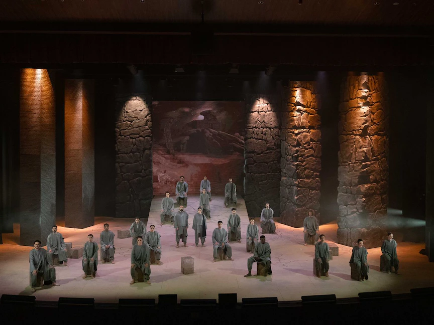 جانب من افتتاح مهرجان الشارقة للمسرح الخليجي - المكتب الإعلامي لحكومة الشارقة