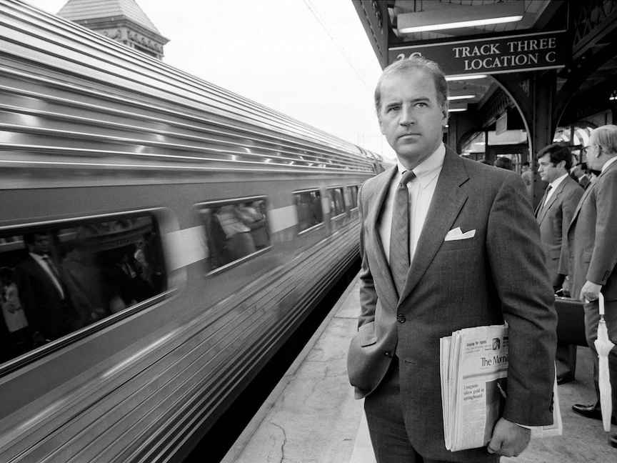 "قطار الذكريات" يقلّ بايدن إلى البيت الأبيض