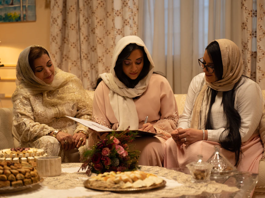 مشهد من المسلسل السعودي "تكي" - المكتب الإعلامي لنتفليكس