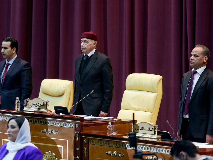 عقيلة صالح يطالب بتحديد موعد نهائي لإجراء الانتخابات الليبية