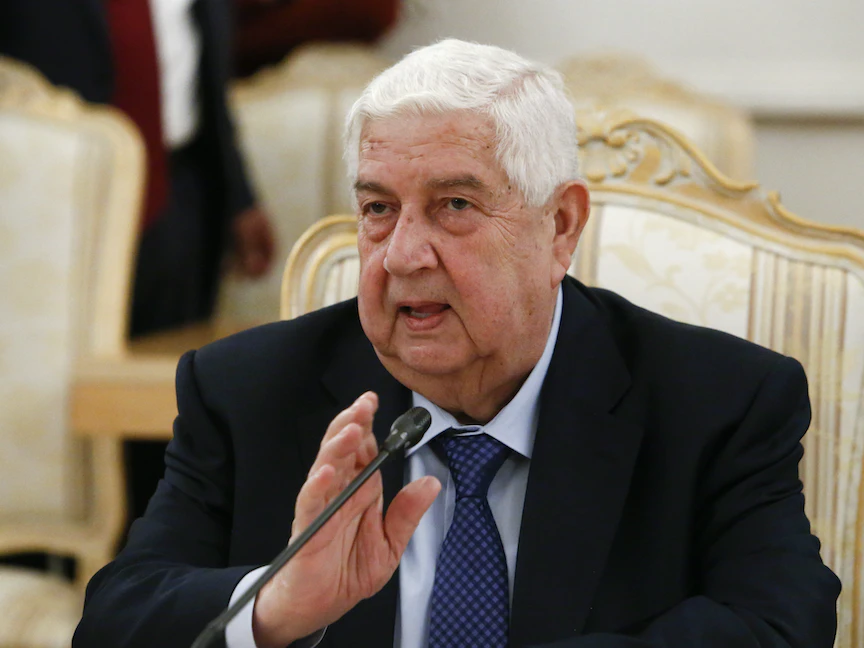 وزير الخارجية السوري وليد المعلم - REUTERS