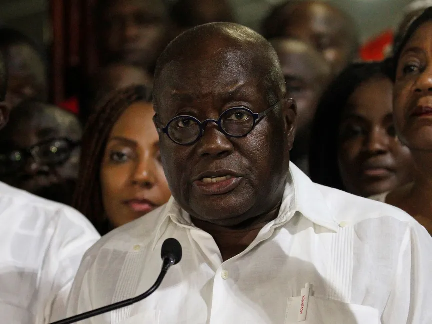 الرئيس الغاني نانا أفوكو آدو - REUTERS