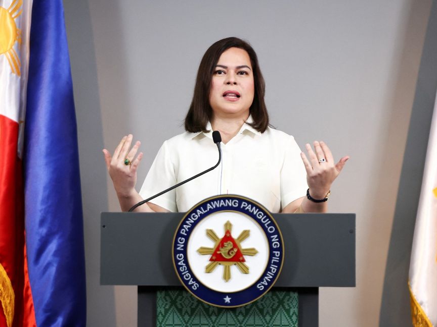 نائبة رئيس الفلبين سارة دوتيرتي تعلن عزمها خوض انتخابات الرئاسة 2028