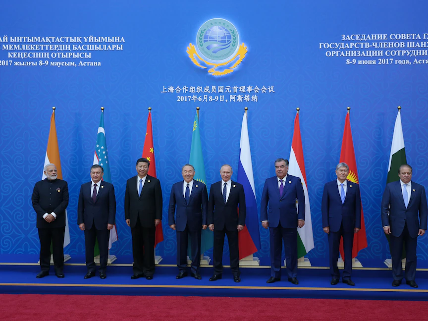 رؤساء الدول الثمانية في منظمة شنغهاي للتعاون - REUTERS