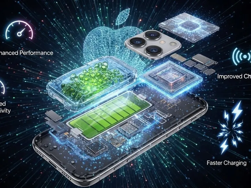 توقعات بإجراء تغييرات جوهرية في جميع هواتف آيفون 18 من أبل، صورة منشأة بالذكاء الاصطناعي - الشرق