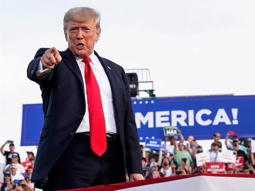 الرئيس الأميركي السابق دونالد ترمب - REUTERS