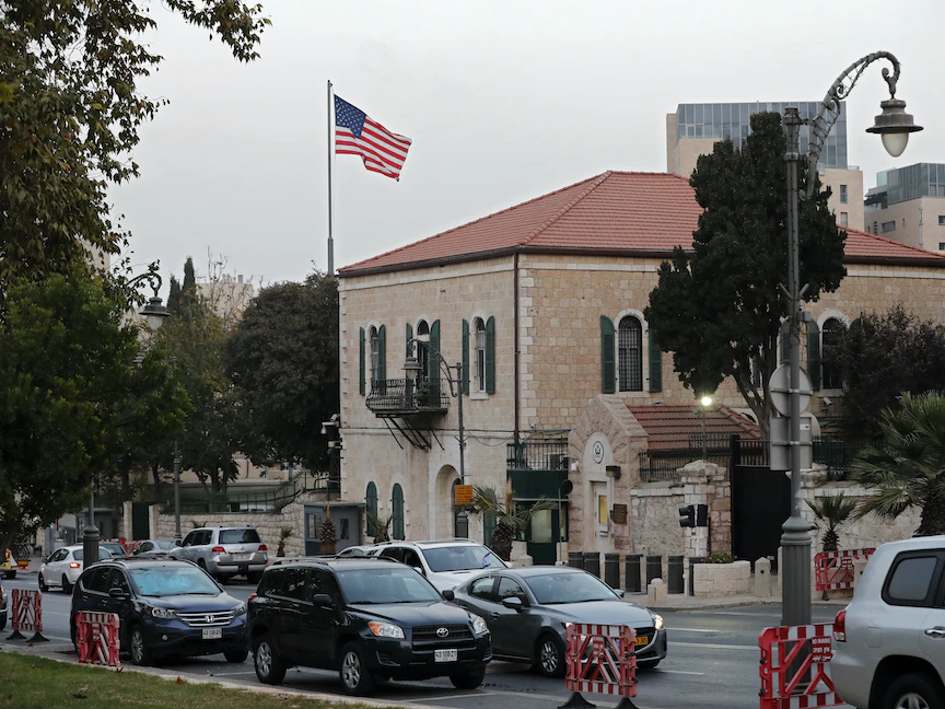 مبنى القنصلية الأميركية في مدينة القدس - 18 أكتوبر 2018 - AFP