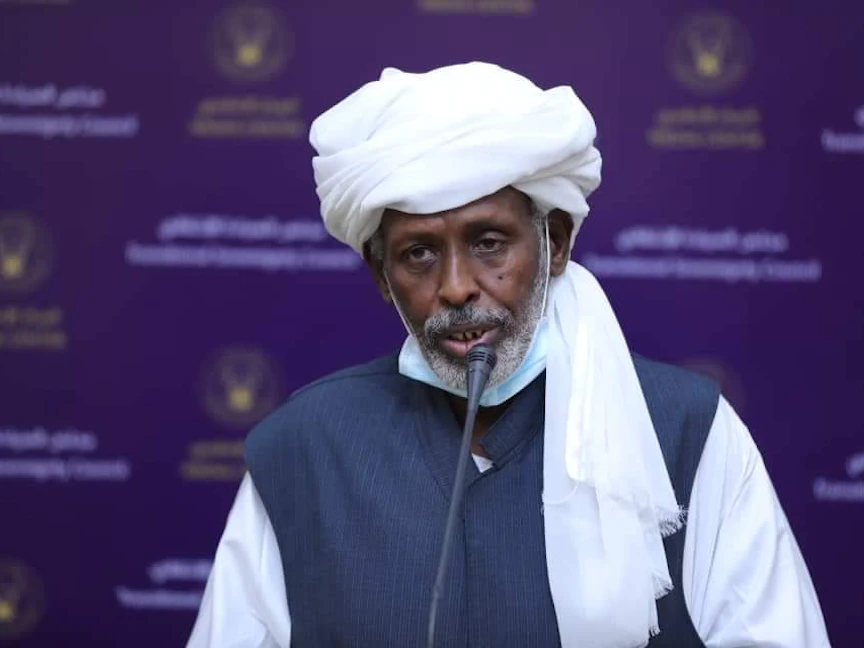 رئيس المجلس الأعلى لنظارات البجا والعموديات المستقلة في السودان محمد الأمين ترك - facebook