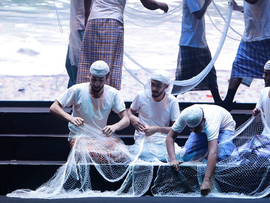 جزء من عرض مسرحي مقرر مشاركته بالملتقى - twitter/DubaiCulture