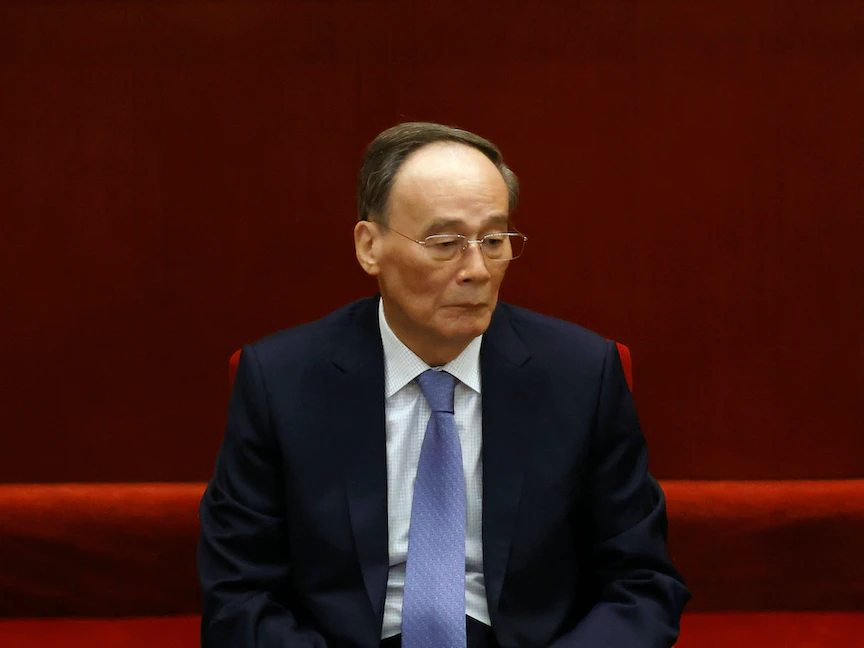 نائب الرئيس الصيني وانغ كيشان - REUTERS