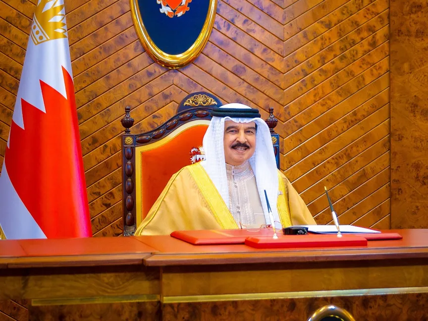 ملك البحرين حمد بن عيسى آل خليفة في كلمة بمناسبة العشر الأواخر من شهر رمضان. 8 مارس 2026 - bna.bh