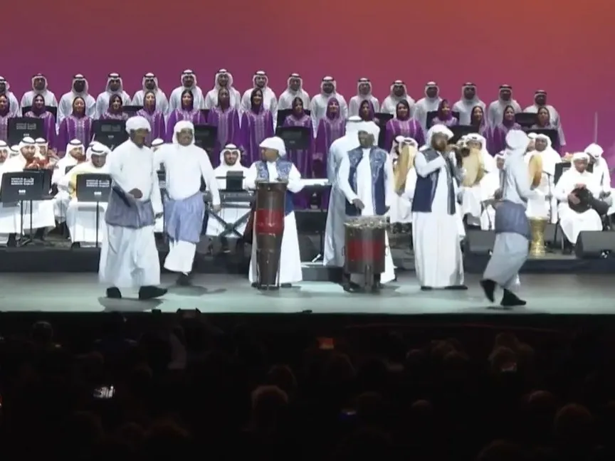 حفل الأوركسترا السعودية في ولاية نيويورك الأميركية. 17 سبتمبر 2023 - الشرق