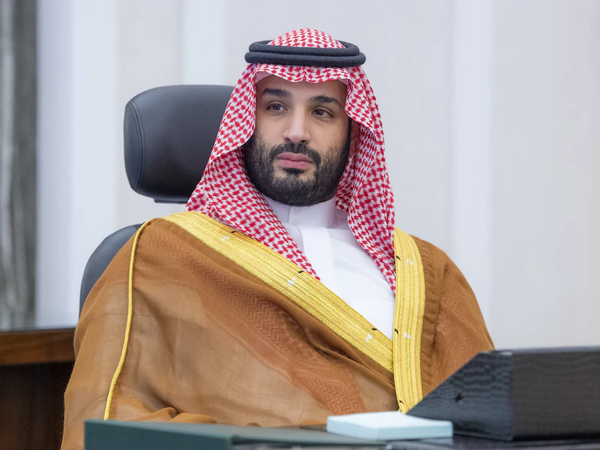 ولي العهد السعودي الأمير محمد بن سلمان خلال قمة مجموعة العشرين - الرياض - 30 أكتوبر 2021 - AFP